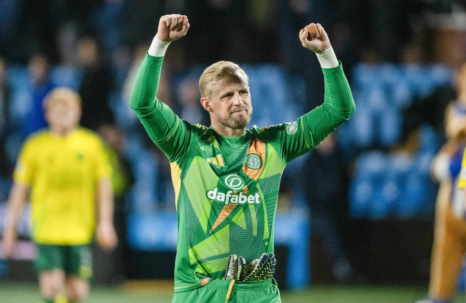 Celtic fans should give big Kasper a break. We do not own these guys.