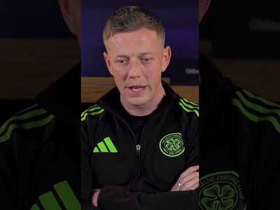 Callum McGregor speaks to the media on James Forrest’s new deal
