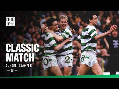 Classic Match: Celtic 3-0 Dundee (23/04/88) | A Centenary celebration at Celtic Park! 💯