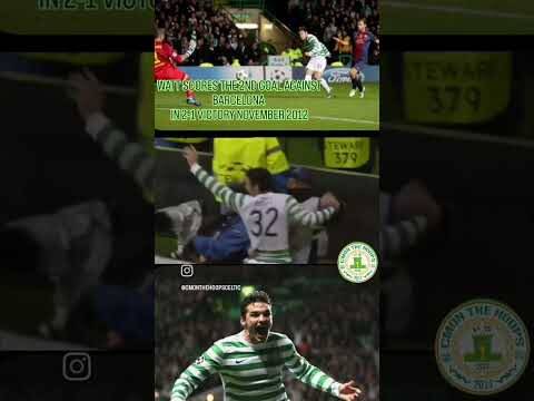 @32watto throwback Thursday 💚🍀 Beating Barca #Celticfc #uefachampionsleague⚽️