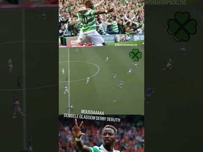 Moussa Dembele Hat Trick Against Sevco! #Celtic #Moussadembele #Hailhail