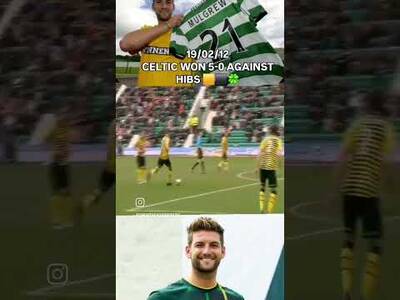 Some Goal that was!🍀⬛️⬛️🙌🎯5-0 win against Hibs!#charliemulgrew #Celticfc