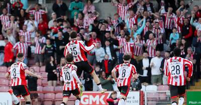 Derry City begin life at Celtic Park with win over Shamrock Rovers