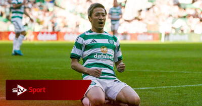 Daizen Maeda brace sees Celtic move level on points with Hearts at top of table