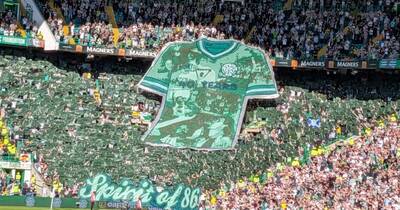 Green Brigade unfurl retro ‘Spirit of 86’ Celtic tifo before Falkirk clash