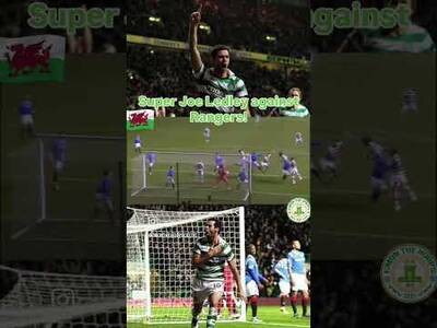 SUPER DEADLY JOE LEDLEY AGAINST RANGERS #joeledley #celtic #glasgowderby