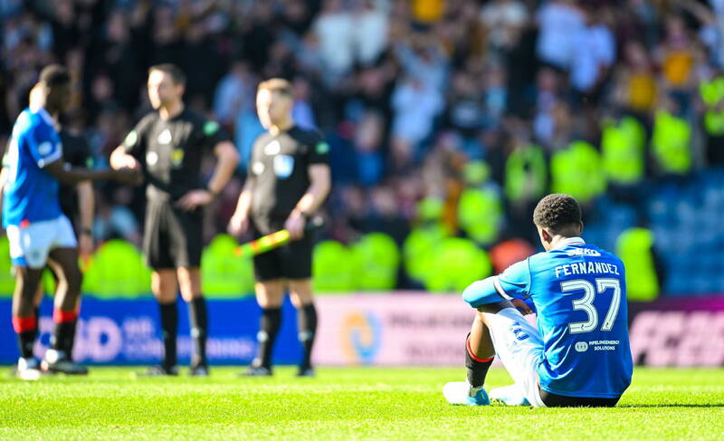 The Ibrox club tried to hide from the pressure. Today it fell on them.