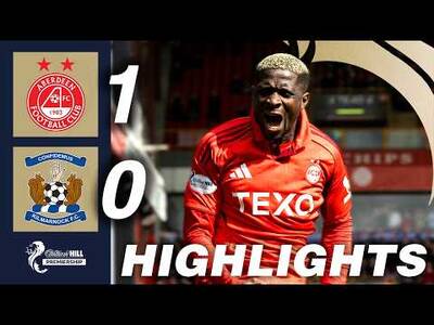 Aberdeen 1-0 Kilmarnock | HIGHLIGHTS | William Hill Premiership