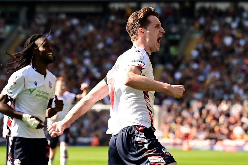 Celtic loanee Johnny Kenny lauded by manager Steven Schumacher as he secures Bolton’s play-off spot