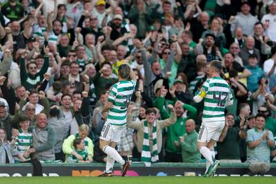 Daizen Maeda silences doubters as Celtic’s win vs Falkirk proves Junior Adamu right