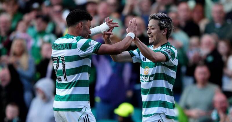 Daizen Maeda issues nine-word Celtic title message after Falkirk heroics