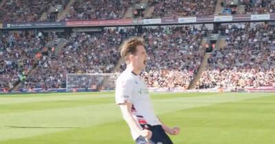 WATCH as Celtic loanee Johnny Kenny scores wonder-goal to seal play-off spot