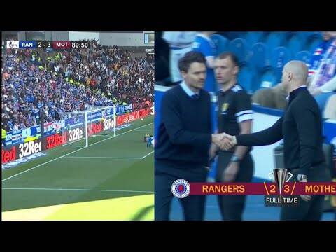 BOOOOOO!! Late Winner & Full Time Scenes | Rangers 2-3 Motherwell