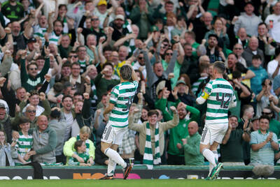 “Goal Celtic – The scorer, number 38, Daizen, Daizen, Daizen….” Maeda