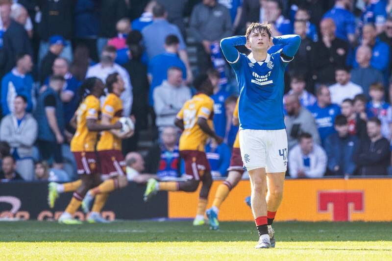 Rangers title push derailed as Motherwell stun Ibrox again to hand Hearts and Celtic initiative