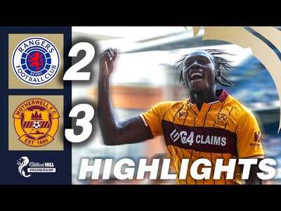 Rangers 2 &ndash; 3 Motherwell | HIGHLIGHTS | William Hill Premiership