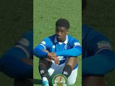 The final whistle at ibrox as steel men take all 3 points