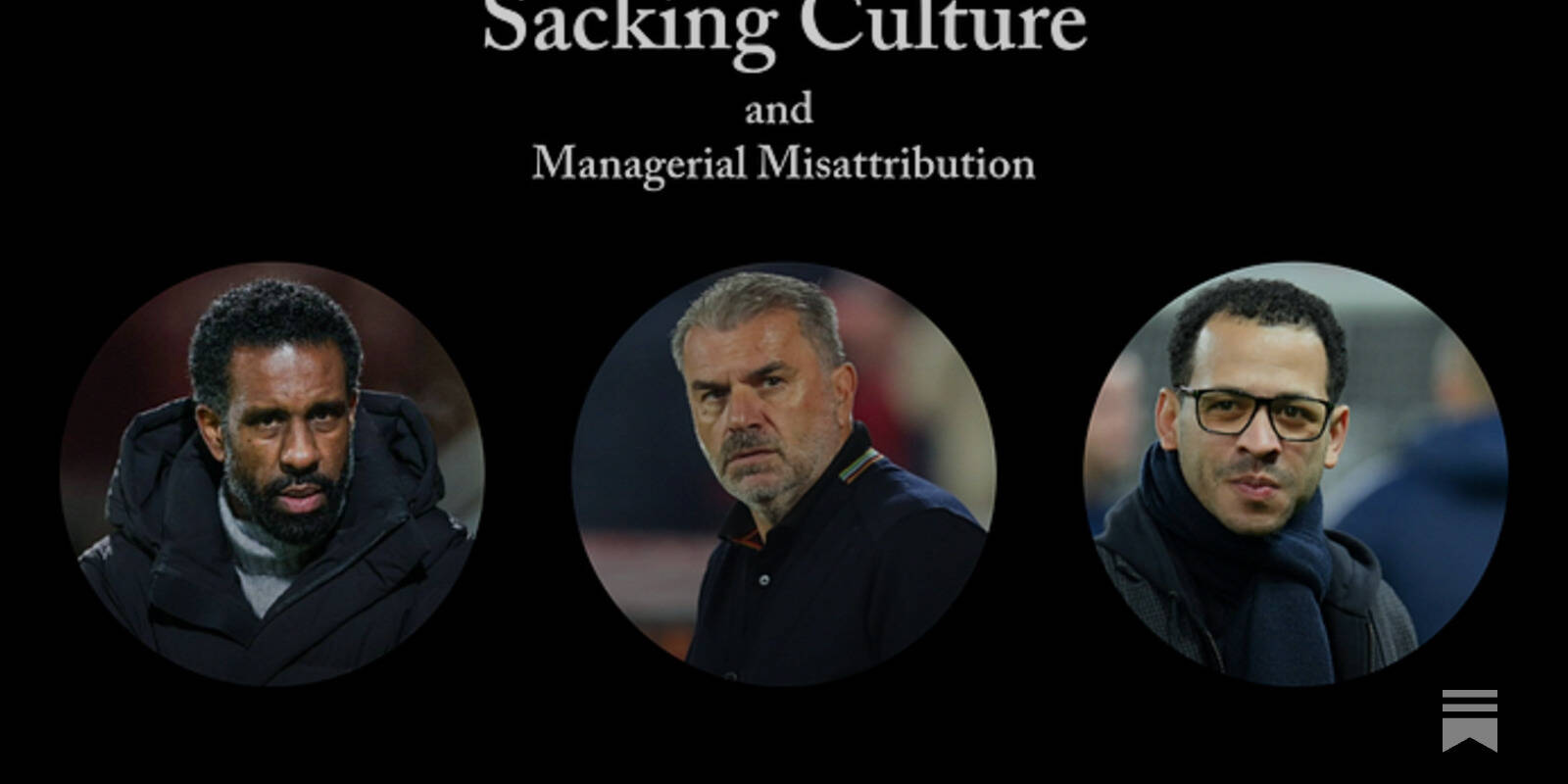 Sacking Culture and Managerial Misattribution