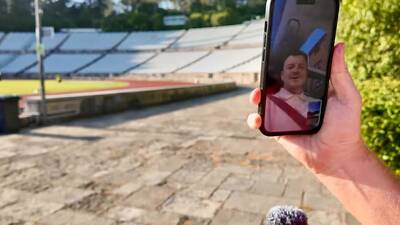 Paul Slane video calls Andy Halliday on Celtic pilgrimage to Estadio Nacional