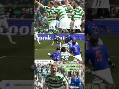 CELTIC BEAT RANGERS 3-2 27/4/08MCDONALD DOUBLE AND ROBSON PENALTY!!#scottmcdonald #Celtic