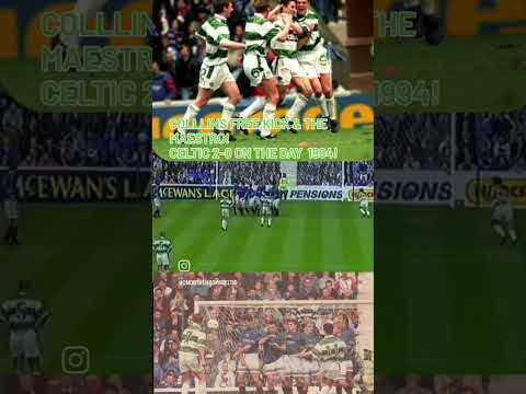 JOHN COLLINS FREE KICK 🔥 AT IBROX CELTIC WIN 2-0 1994 #johncollins #paulmcstay #Celticfc