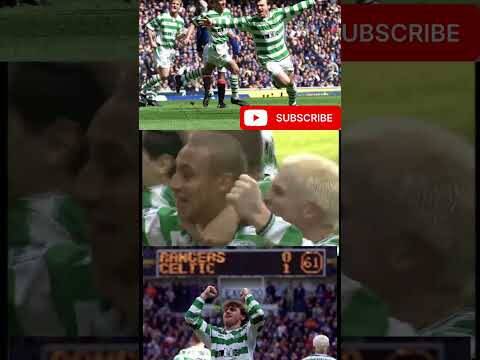 Otd 2001 Celtic Won 3-0 at Ibrox Lubo Double & Larssons Scoring His 50Th Goal of the Season!