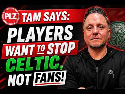 The Hibs players will be out to stop Celtic, not the fans!