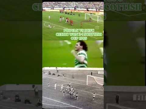 DAVIE PROVAN VS DUNDEE UTD CUP FINAL 85#SCOTTISHCUP #CELTICFC #davieprovan #80sfootball