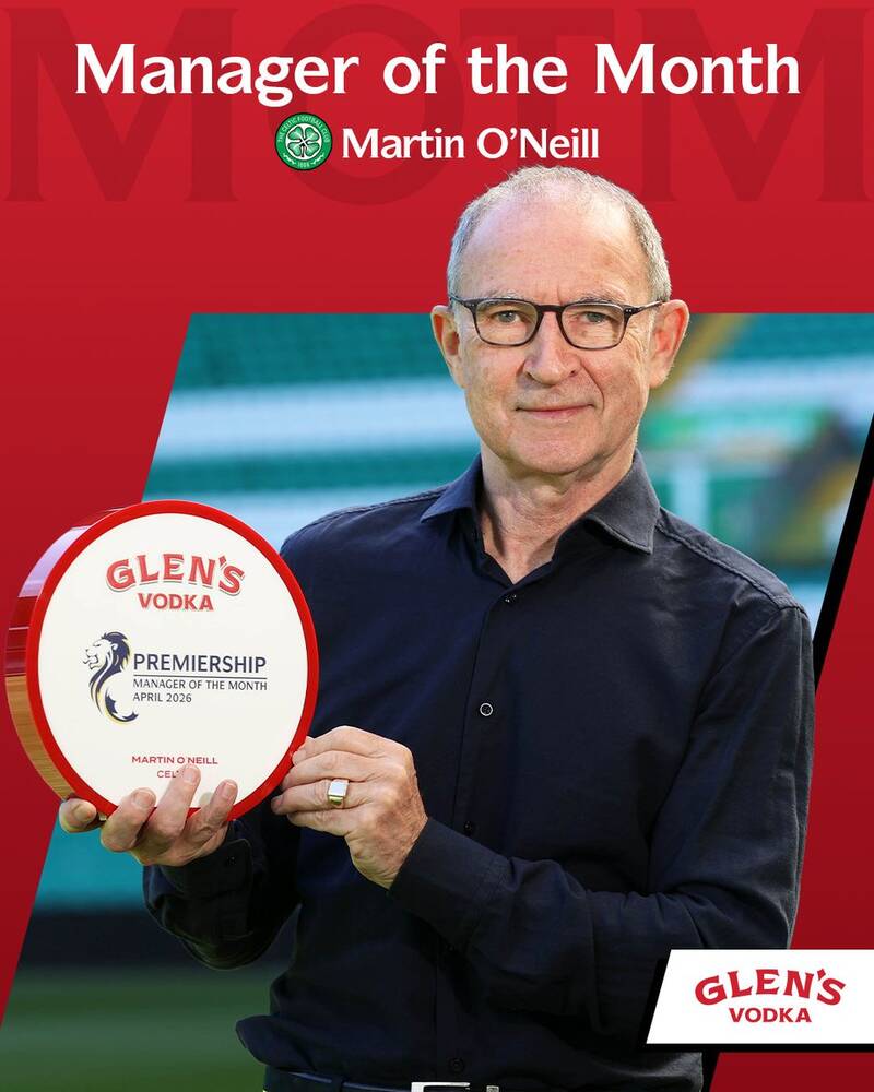 “Even at 74 years of age, it’s still actually nice to get it,” Martin O’Neill