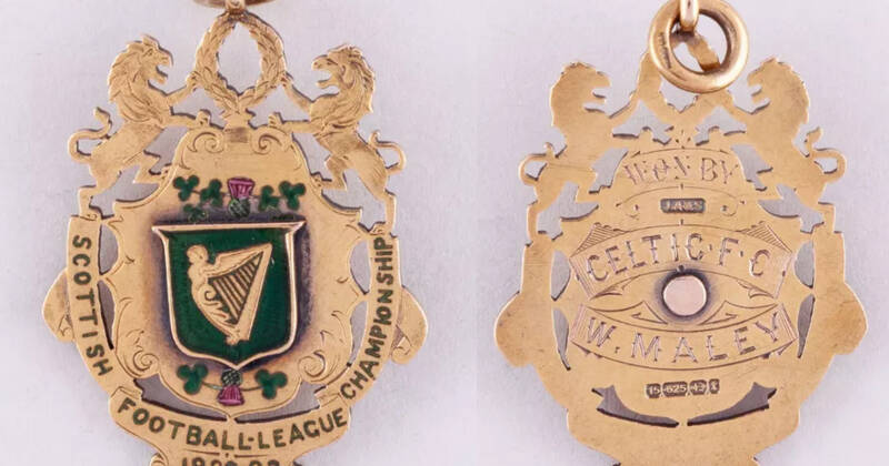Historic first Celtic league championship medal of club legend goes under the hammer