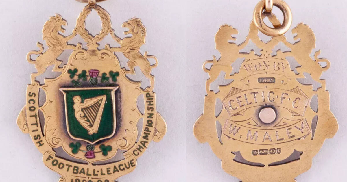 Historic first Celtic league championship medal of club legend goes under the hammer