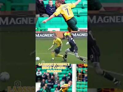 HENIRK LARSSONS DOUBLE AT EASTER ROAD MARCH 2004!#CELTICFC #HIBS #henriklarsson