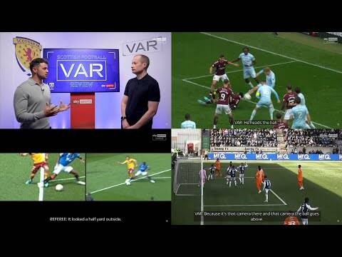 Scottish Var Review MASSIVE Hearts & Rangers Incidents Against Motherwell, Hibs & Falkirk