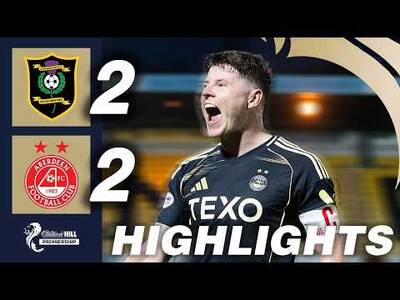 Livingston 2-2 Aberdeen | HIGHLIGHTS | William Hill Premiership