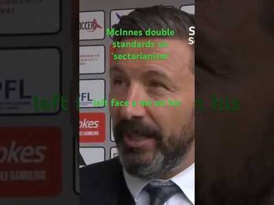 HYPOCRITE: Celtic fans expose Derek McInnes’ two faces