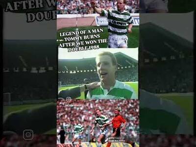 Tommy Burns Interview?? after Winning the Double 1988 #Tommyburns #Celtic