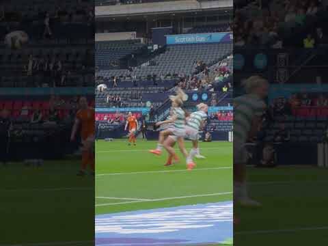 Pitchside at Celtic v Glasgow City | Scottish Gas Women’s Scottish Cup Semi-Final