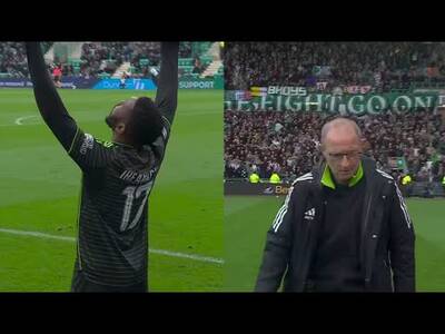 IHEANACHO Goal, Last 10 Minutes & Full Time Scenes Hibs 1-2 Celtic