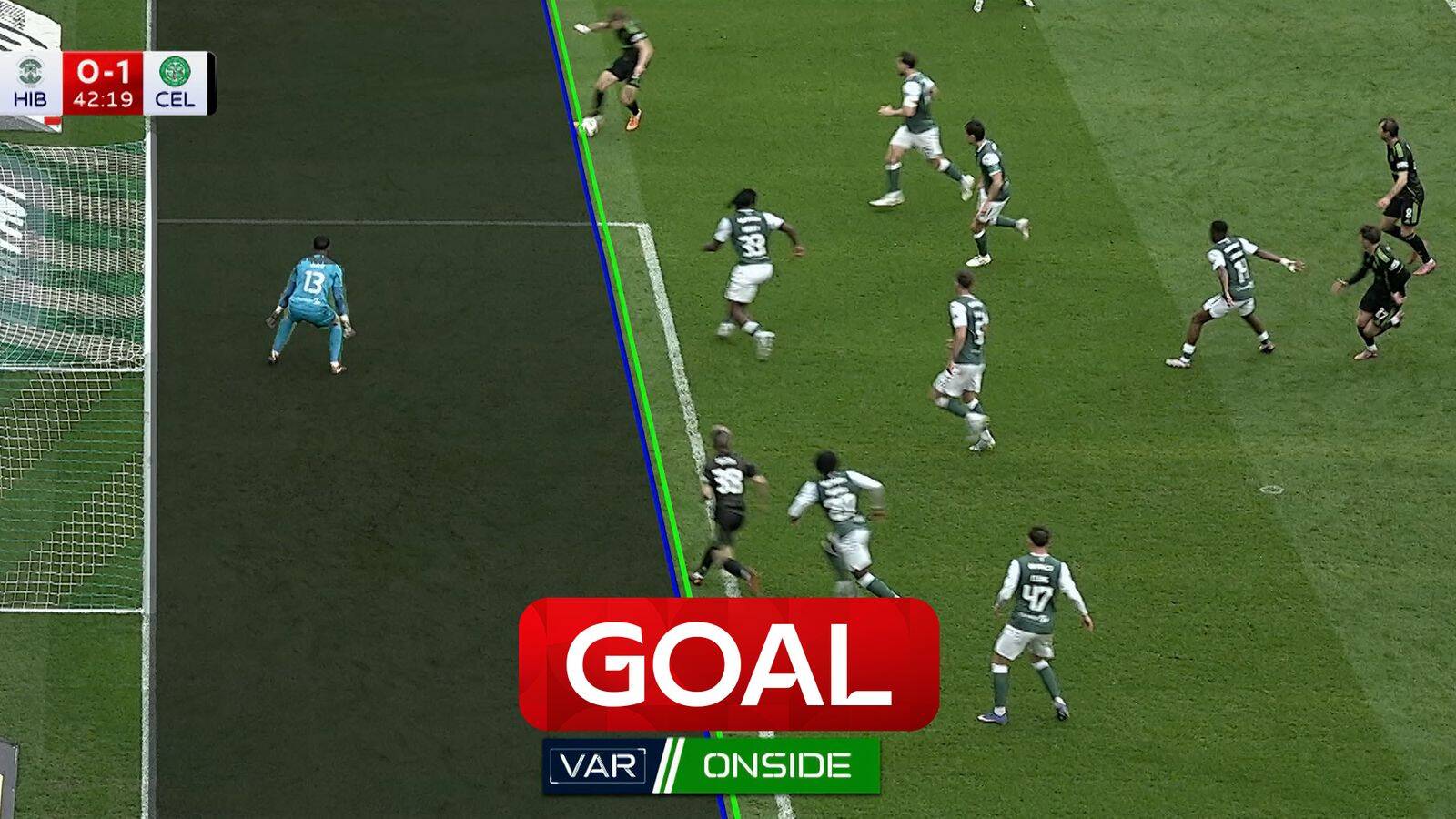 Maeda gives Celtic lead after VAR check