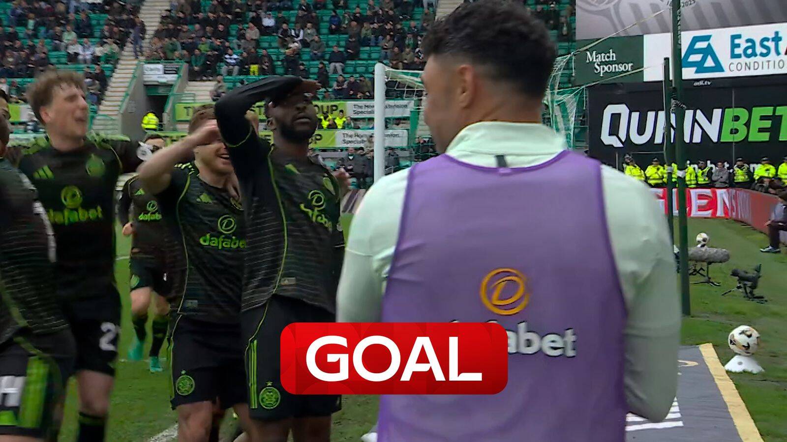Super sub Iheanacho gives Celtic the lead against Hibs