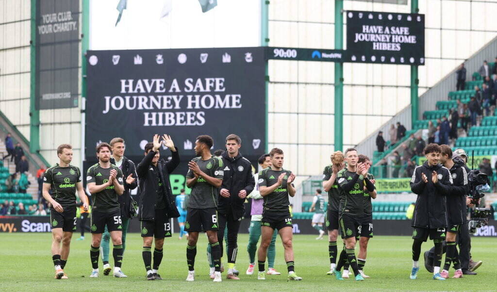 Outstanding! The most Undercover Celtic fan at Easter Road