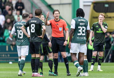 Dickinson and Robertson fail miserably to stop Celtic at Easter Road…Over to you Brother Beaton