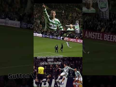 That was some Volley 🍀👌🏻 Chris Sutton Vs Juventus #Celticfc #HAIHAIL #ntldays #umbro