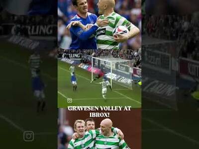 What a volley from the Dane! #thomasgravesen #CELTIC