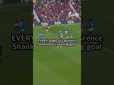EVERY ANGLE? Lawrence Shankland’s winner v Rangers?