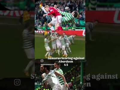 Giorgos Samaras Last-Minute Winner vs Aberdeen?? | Celtic 4–3 Aberdeen (2013)