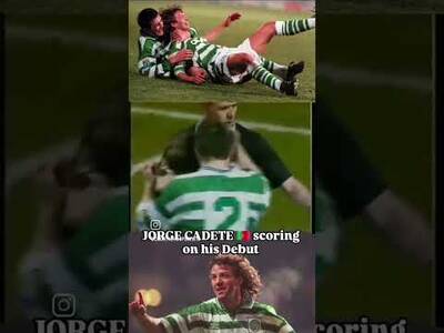 JORGE CADETE SCORING ON HIS CELTIC DEBUT AGAINST ABERDEEN! #celticfc