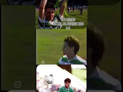 Joe Miller Vs Hibs 1989 #Celtic ##Hailhail