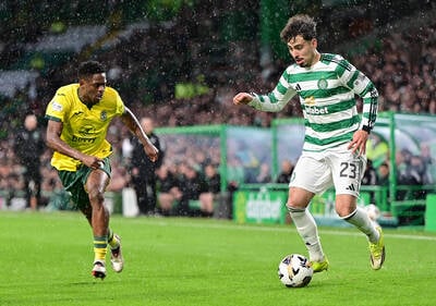 Sebastian Tounekti learning his trade from legendary Celtic winger