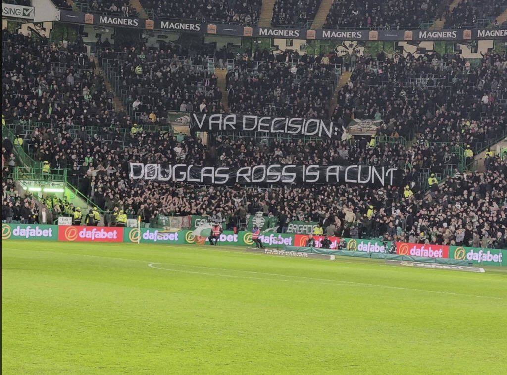 Douglas Ross wilts under a caustic hail of sarcasm from Bernard Ponsonby, as veteran journo’s one-liner tears his performance on the line at Hibs and Celtic apart